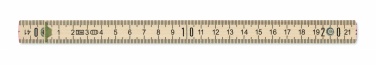 Logotrade business gifts photo of: Carpenter ruler in wood 2m