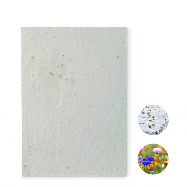 Logo trade business gift photo of: A5 wildflower seed paper sheet