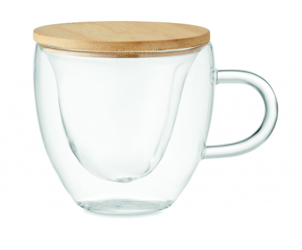 Logotrade promotional giveaway image of: Double wall borosilicate glass