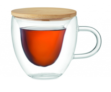 Logotrade promotional product picture of: Double wall borosilicate glass
