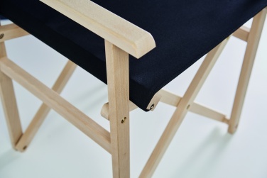 Logo trade business gift photo of: Foldable wooden beach chair