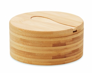 Logo trade promotional items image of: Salt and pepper bamboo box