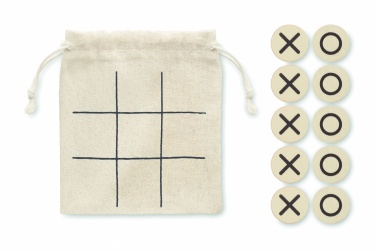 Logo trade promotional products image of: Wooden tic tac toe