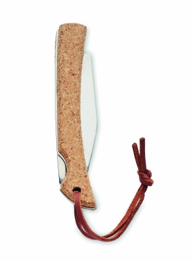 Logo trade corporate gifts picture of: Foldable knife with cork