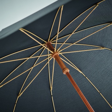 Logo trade promotional products picture of: 23,5 inch RPET/bamboo umbrella