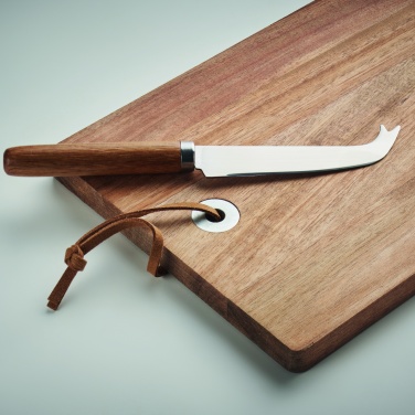 Logo trade corporate gifts picture of: Acacia wood cheese board set Hannover