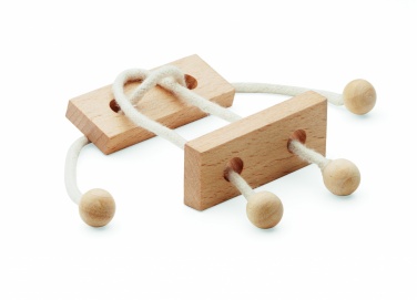 Logo trade advertising product photo of: Wooden brain teaser rectangle