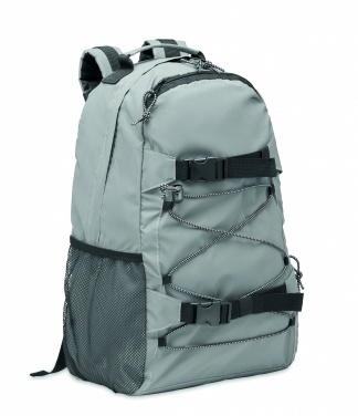 Logo trade promotional giveaways image of: High reflective backpack 190T