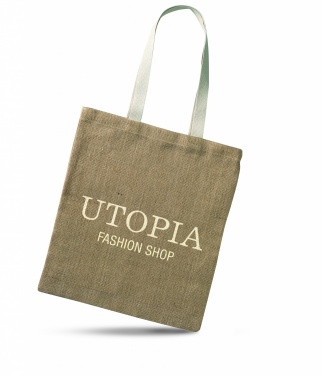 Logo trade corporate gifts picture of: Jute shopping bag