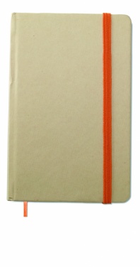 Logotrade promotional product image of: A6 recycled notebook 96 plain
