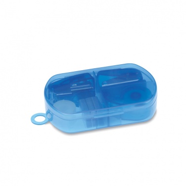 Logo trade promotional items picture of: Stationery set in plastic box