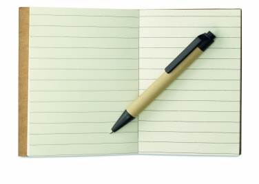 Logotrade promotional item image of: Recycled notebook with pen