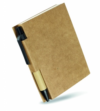 Logo trade promotional gifts picture of: Recycled notebook with pen