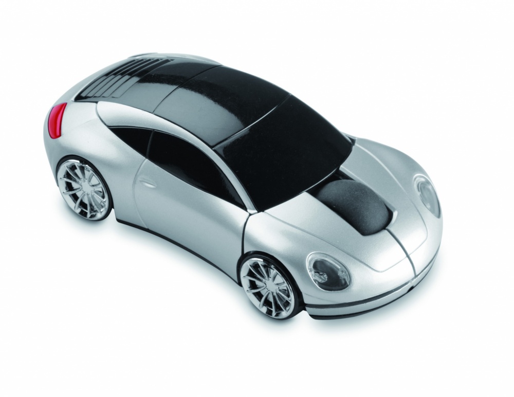 Logo trade promotional gifts image of: Wireless mouse in car shape