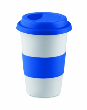Logotrade advertising product picture of: Ceramic mug w/ lid and sleeve