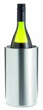Logo trade promotional products image of: Stainless steel bottle cooler