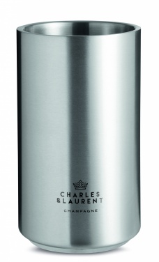 Logo trade promotional giveaways picture of: Stainless steel bottle cooler