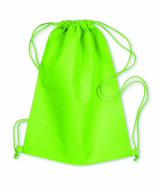 Logo trade promotional gift photo of: 80gr/m² nonwoven drawstring