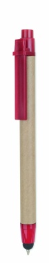 Logo trade advertising product photo of: Recycled carton stylus pen