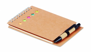 Logo trade promotional products picture of: Notepad with pen and memo pad