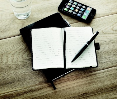 Logo trade corporate gifts picture of: A5 notebook with pen 72 lined
