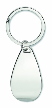 Logo trade promotional gifts image of: Bottle opener key ring Tornio