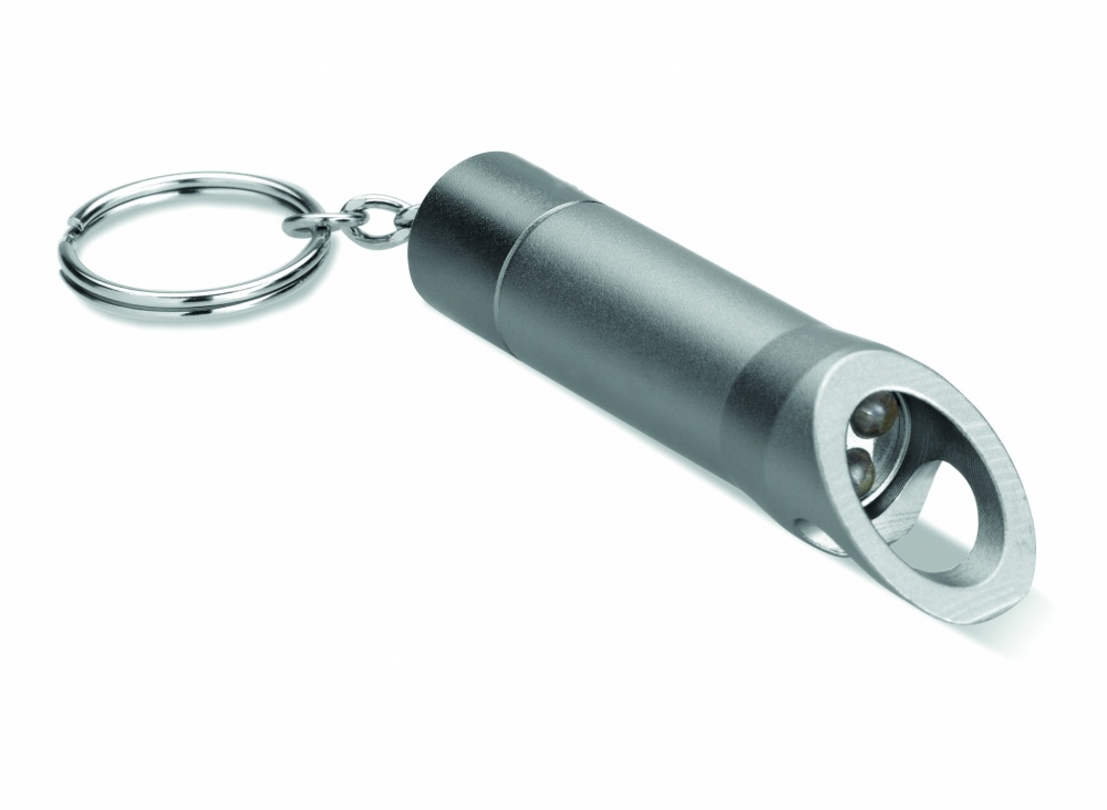 Logotrade promotional giveaway picture of: Metal torch key ring Ylivieska