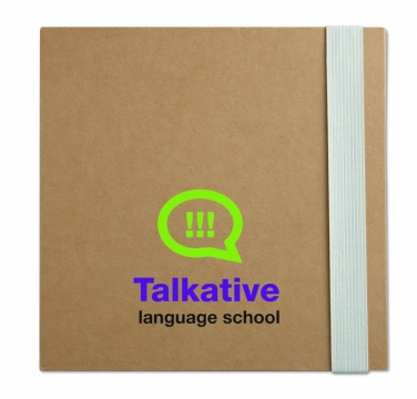 Logo trade promotional giveaways image of: Notebook with memo set and pen