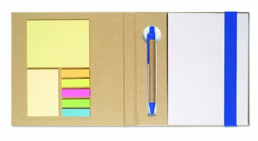 Logotrade advertising product image of: Notebook with memo set and pen