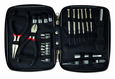Logo trade promotional item photo of: 26 pcs tool in aluminium case