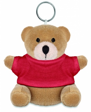 Logo trade promotional gifts picture of: Teddy bear key ring FINLAND