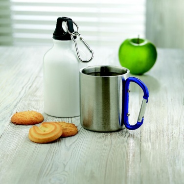 Logo trade promotional gifts picture of: Metal mug & carabiner handle