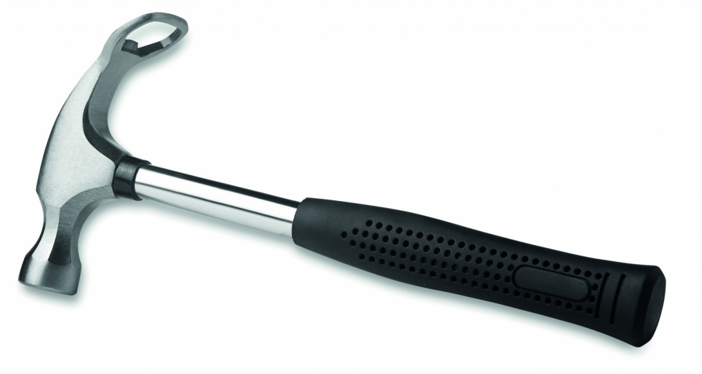 Logo trade promotional giveaways image of: Hammer with bottle opener
