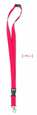Logo trade promotional items picture of: Lanyard hook and buckle 20 mm