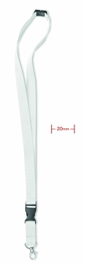 Logotrade promotional product picture of: Lanyard hook and buckle 20 mm