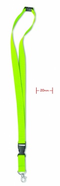 Logo trade promotional merchandise photo of: Lanyard hook and buckle 20 mm