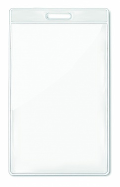 Logo trade promotional items image of: Transparent badge 7.5cmx12.5cm