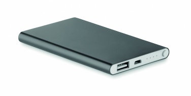 Logotrade promotional product image of: Flat power bank 4000 mAh