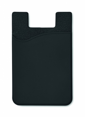 Logo trade business gift photo of: Silicone cardholder