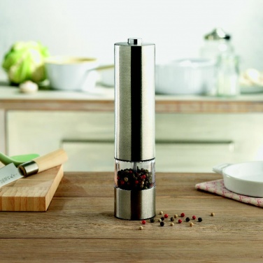 Logo trade corporate gift photo of: Electric salt or pepper mill