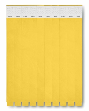 Logo trade promotional product photo of: One sheet of 10 wristbands