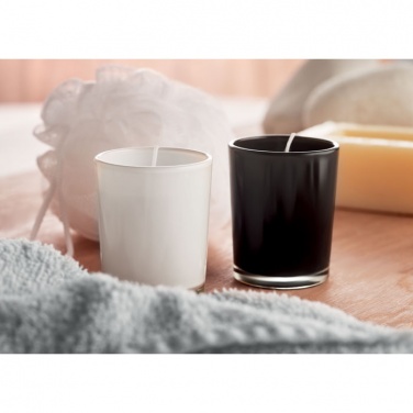 Logo trade promotional gifts image of: Scented candle in glass