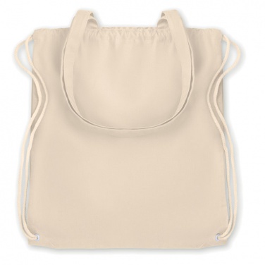 Logo trade advertising products picture of: 220gr/m² canvas 2 function bag