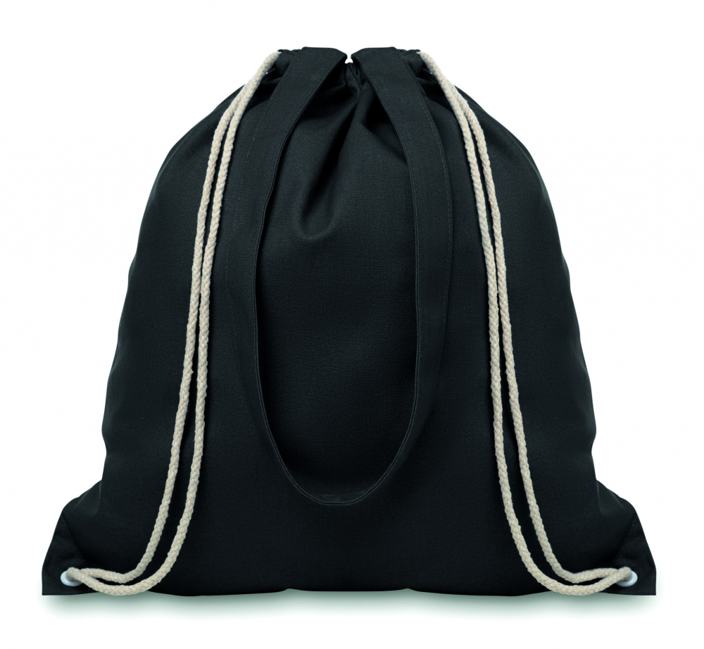 Logo trade promotional product photo of: 220gr/m² canvas 2 function bag