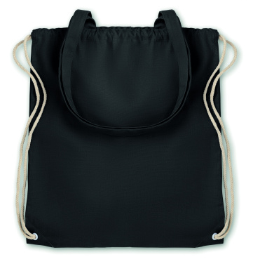 Logo trade promotional products picture of: 220gr/m² canvas 2 function bag