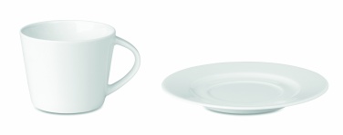 Logo trade promotional merchandise picture of: Cappuccino cup and saucer