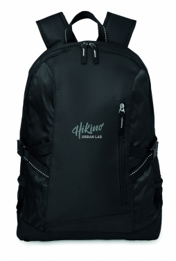 Logo trade promotional products image of: Polyester laptop backpack