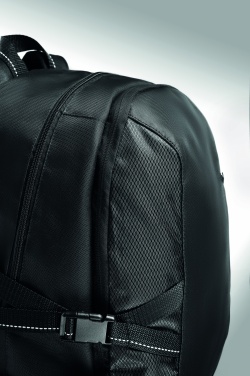 Logo trade promotional merchandise picture of: Polyester laptop backpack