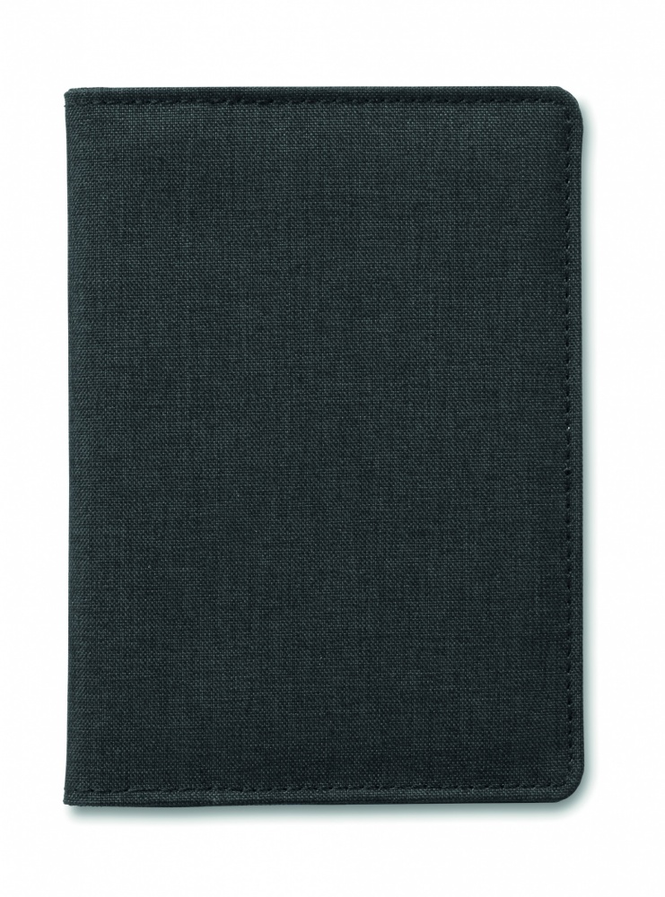 Logo trade business gift photo of: 2 Tone passport holder