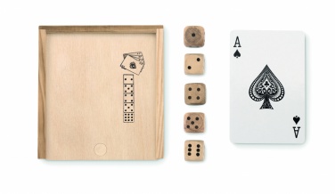 Logo trade promotional gift photo of: Cards and dices in box